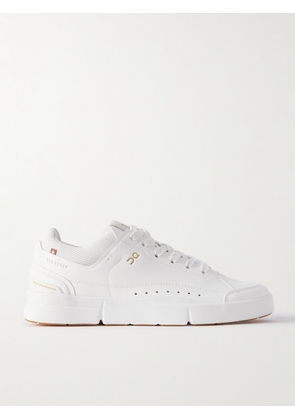 ON - The Roger Centre Court Mesh-trimmed Faux Leather Sneakers - White - US5,US6,US7,US8,US9,US10,US11