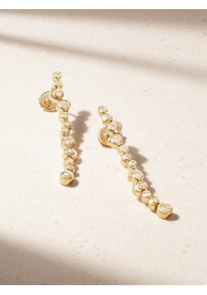 Yvonne Léon - Longue Escargot 9-karat Gold Diamond Earrings - One size