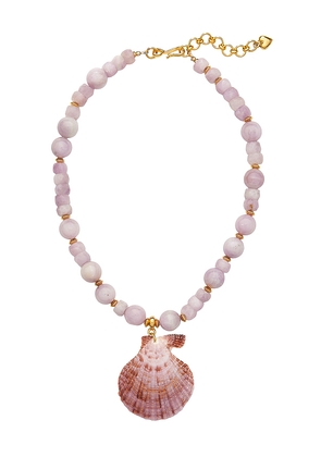 Brinker + Eliza Bora Bora Necklace in Pink.