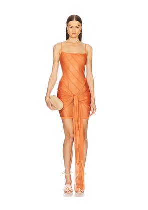 Cult Gaia Ethan Knit Coverup in Burnt Orange. Size L. Also in S, M.