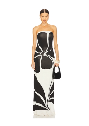 Cala de la Cruz Daphne Dress in White,Black. Size S. Also in XS.