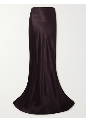 ANN DEMEULEMEESTER - Madeleen Satin Maxi Skirt - Purple - IT36,IT38,IT40,IT42,IT44,IT46,IT48