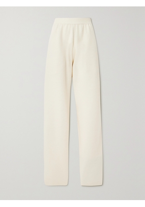 The Row - Ednah Merino Wool Tapered Pants - White - x small,small,medium,large