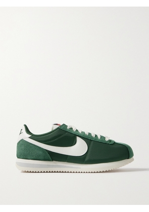 Nike - Cortez Suede And Leather-trimmed Shell Sneakers - Green - US5,US5.5,US6,US6.5,US7,US7.5,US8,US8.5,US9,US9.5,US10,US10.5,US11