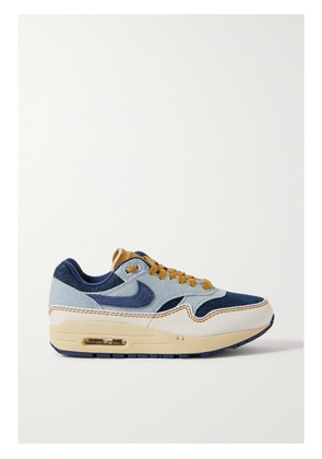 Nike - Air Max 1 '87 Color-block Denim Sneakers - Blue - US5,US5.5,US6,US6.5,US7,US7.5,US8,US8.5,US9,US9.5,US10,US10.5,US11