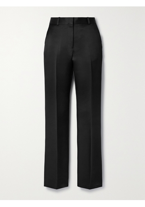 Veronica de Piante - Mick Duchesse Silk-satin Skinny Pants - Black - IT38,IT40,IT42,IT44,IT46,IT48