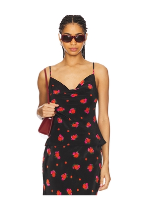 Bardot Monroe Cowl Neck Cami in Black. Size 10. Also in 2, 4, 6.