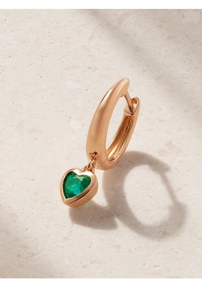 SHAY - 18-karat Gold Emerald Hoop Single Earring - One size
