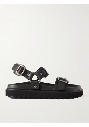 Acne Studios - Embellished Leather Sandals - Black - IT35,IT36,IT37,IT38,IT39,IT40,IT41
