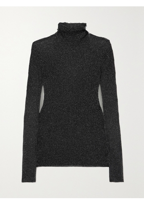 Isabel Marant - Izzi Metallic Knitted Turtleneck Sweater - Black - FR 34,FR 36,FR 38,FR 40,FR 42