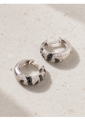 Yvonne Léon - Zèbre 18-karat White Gold Diamond Earrings - One size