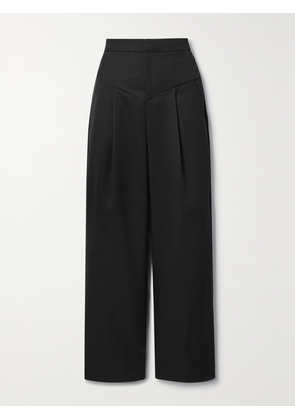 Isabel Marant - Staya Straight-leg Wool-twill Pants - Black - FR 34,FR 36,FR 38,FR 40,FR 42,FR 44