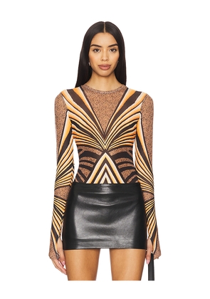 AFRM Kaylee Top in Brown. Size M. Also in S, XS.