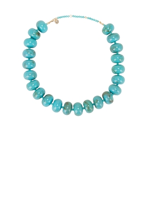 BaubleBar Mildred Necklace in Teal.