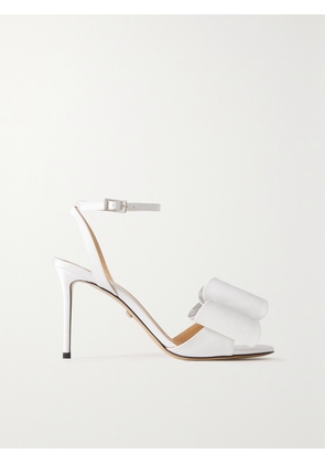 MACH & MACH - Le Cadeau Crystal-embellished Satin Sandals - White - IT35,IT35.5,IT36,IT36.5,IT37,IT37.5,IT38,IT38.5,IT39,IT39.5,IT40,IT40.5,IT41,IT41.5,IT42