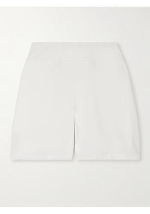 Skin - Janelle Cotton-blend Jersey Shorts - Ivory - 01,2,3,4,5