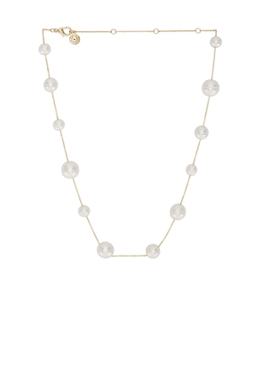 BaubleBar Madeline Necklace in Ivory.