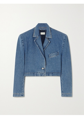 Magda Butrym - Cropped Denim Blazer - Blue - FR 34,FR 36,FR 38,FR 40,FR 42