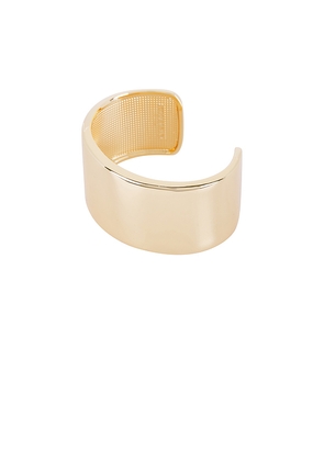 BaubleBar Cleo Cuff in Metallic Gold.