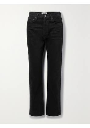 AGOLDE - '90s Pinch Waist High-rise Straight-leg Recycled Jeans - Black - 22,23,24,25,26,27,28,29,30,31,32