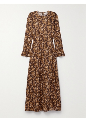 DÔEN - + Net Sustain Amande Printed Cotton-voile Maxi Dress - Multi - xx small,x small,small,medium,large,x large,xx large