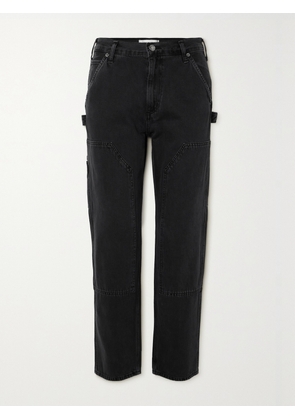 AGOLDE - + Net Sustain Rami Carpenter High-rise Tapered-leg Organic Jeans - Black - 23,24,25,26,27,28,29,30,31,32