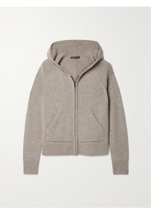 James Perse - Cashmere Hoodie - Gray - 01,2,3,4