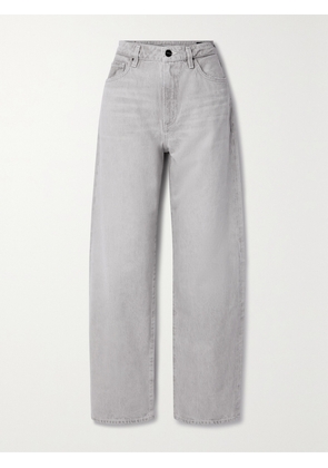 GOLDSIGN - + Net Sustain The Idris High-rise Straight-leg Organic Jeans - Gray - 23,24,25,26,27,28,29,30,31,32