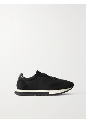 The Row - Owen Mesh And Suede Sneakers - Black - IT35,IT36,IT36.5,IT37,IT37.5,IT38,IT38.5,IT39,IT39.5,IT40,IT40.5,IT41,IT41.5