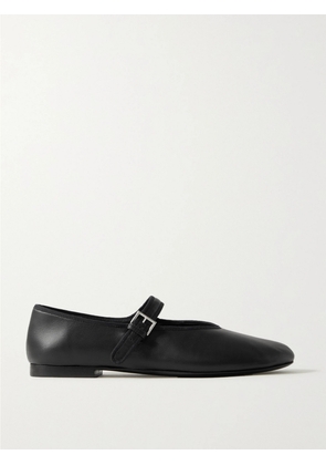 The Row - Boheme Leather Mary Jane Ballet Flats - Black - IT35.5,IT36,IT36.5,IT37,IT37.5,IT38,IT38.5,IT39,IT39.5,IT40,IT40.5,IT41,IT41.5,IT42