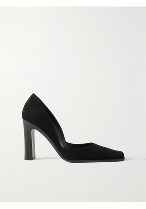 The Row - Mae Suede Pumps - Black - IT36,IT36.5,IT37,IT37.5,IT38,IT38.5,IT39,IT39.5,IT40,IT40.5,IT41,IT42
