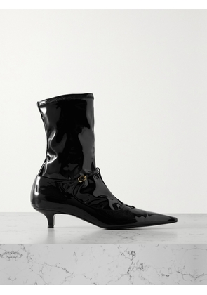 The Row - Patent-leather Ankle Boots - Black - IT36.5,IT37,IT37.5,IT38,IT38.5,IT39,IT39.5,IT40,IT41,IT42