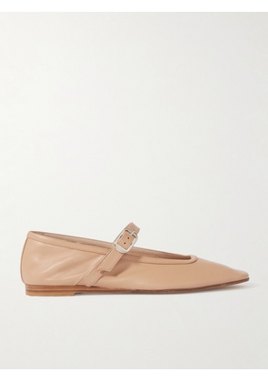 Le Monde Béryl - Leather Mary Jane Ballet Flats - Neutrals - IT35,IT36,IT36.5,IT37,IT37.5,IT38,IT38.5,IT39,IT39.5,IT40,IT40.5,IT41,IT41.5,IT42