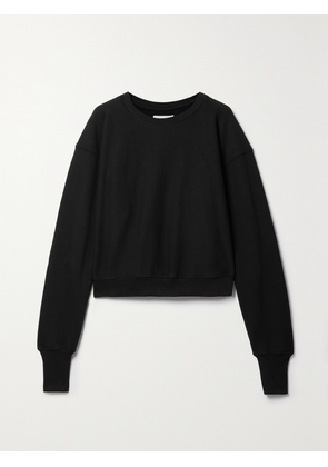 Les Tien - Ryder Cotton-jersey Sweatshirt - Black - x small,small,medium,large,x large