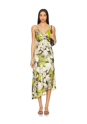 ALLSAINTS Alexia Dress in Green. Size 0. Also in 6, 2, 4, 8, 10.