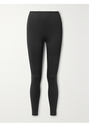 FFORME - + Net Sustain Anya Organic Silk-blend Leggings - Black - x small,small,medium,large
