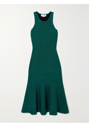 Victoria Beckham - Lurex Midi Dress - Green - UK 4,UK 6,UK 8,UK 10,UK 12,UK 14,UK 16