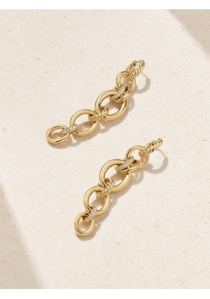 David Yurman - Dy Mercer™ 18-karat Gold Diamond Earrings - One size