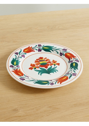 Cabana - Lia 29.5cm Painted Ceramic Dinner Plate - White - One size