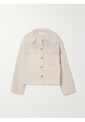 Loulou de Saison - Cilla Wool And Cashmere-blend Felt Jacket - Neutrals - x small,small,medium,large