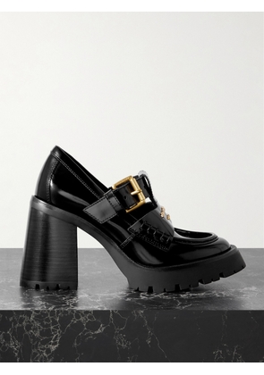 ALEXANDER WANG - Carter Embellished Patent-leather Platform Pumps - Black - IT35,IT35.5,IT36,IT36.5,IT37,IT37.5,IT38,IT38.5,IT39,IT39.5,IT40,IT40.5,IT41