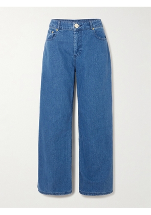 MOTHER OF PEARL - High-rise Recycled Boyfriend Jeans - Blue - UK 6,UK 8,UK 10,UK 12,UK 14,UK 16,UK 18