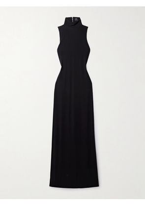 Nili Lotan - Reid Open-back Stretch-jersey Maxi Dress - Black - x small,small,medium,large,x large