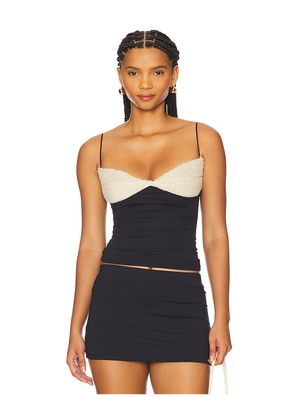 BUCI Hemlock Fur Tank in Black. Size M. Also in S.