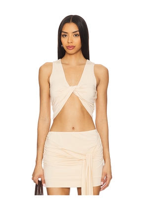 Aniye By Demi Top in Beige. Size L. Also in XS, S, M.