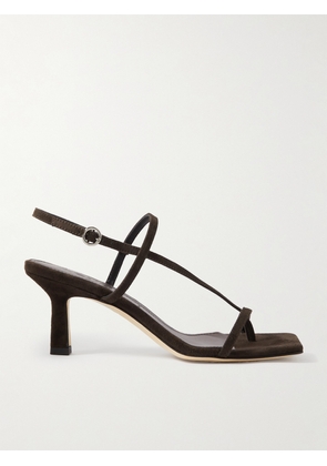 Aeyde - Elise Suede Sandals - Brown - IT36,IT36.5,IT37,IT37.5,IT38,IT38.5,IT39,IT39.5,IT40,IT40.5,IT41,IT41.5,IT42