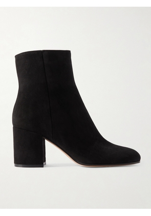 Gianvito Rossi - Joelle 70 Suede Ankle Boots - Black - IT35,IT35.5,IT36,IT36.5,IT37,IT37.5,IT38,IT38.5,IT39,IT39.5,IT40,IT40.5,IT41,IT41.5,IT42