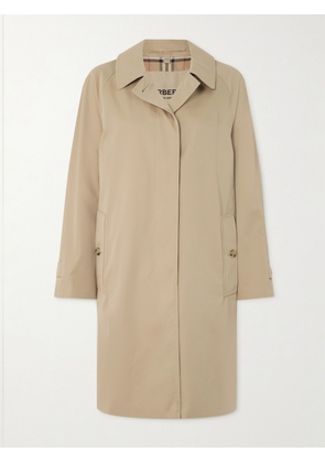 Burberry - Camden Organic Cotton-gabardine Coat - Neutrals - UK 4,UK 6,UK 8,UK 10,UK 12,UK 14,UK 16