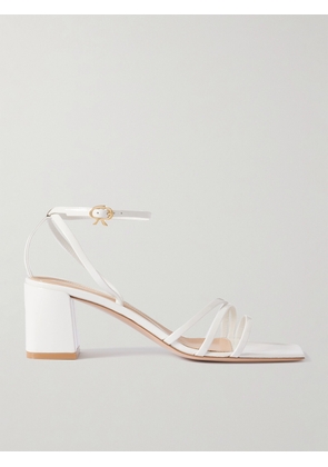 Gianvito Rossi - Nuit 55 Leather Sandals - White - IT34,IT35,IT35.5,IT36,IT36.5,IT37,IT37.5,IT38,IT38.5,IT39,IT39.5,IT40,IT40.5,IT41,IT41.5,IT42