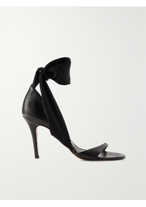 Isabel Marant - Askja Stretch-jersey And Leather Sandals - Black - FR36,FR37,FR38,FR39,FR40,FR41